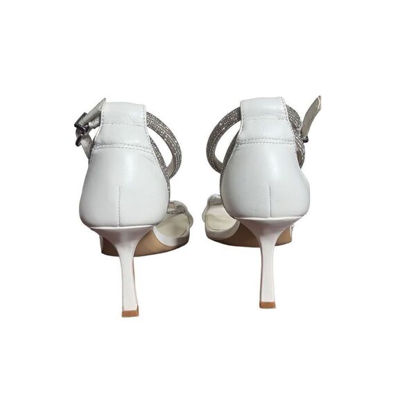 Gianni Bini Size 6.5 Rhinestone Bling Heels with Ankle Strap - Picture 4 of 5